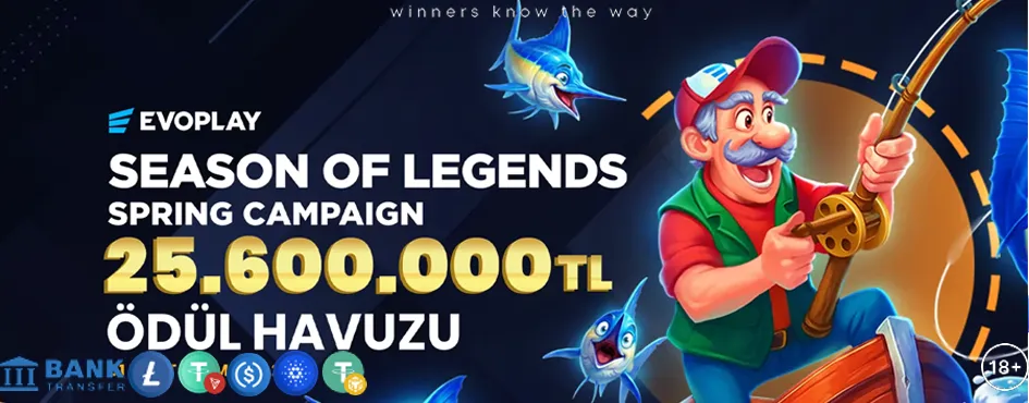 Evoplay bahar turnuvası 25.600.000 TL ödül havuzu